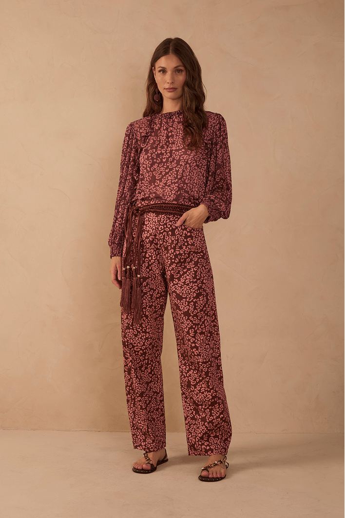 Calça Sarja Est Felina