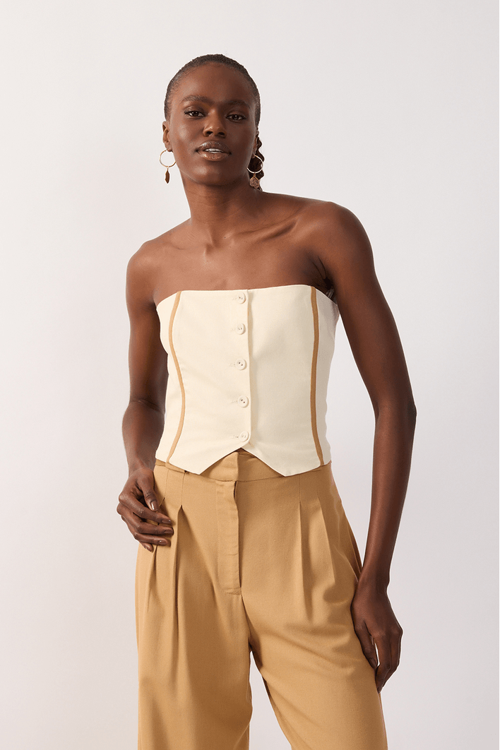 Blusa Linho Viés