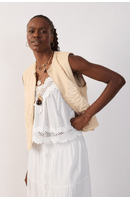 Blusa Algodão Com Renda