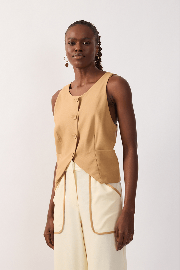 Colete Com Amarração Costas