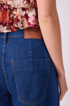 Short Jeans Boyfriend Dark Twill