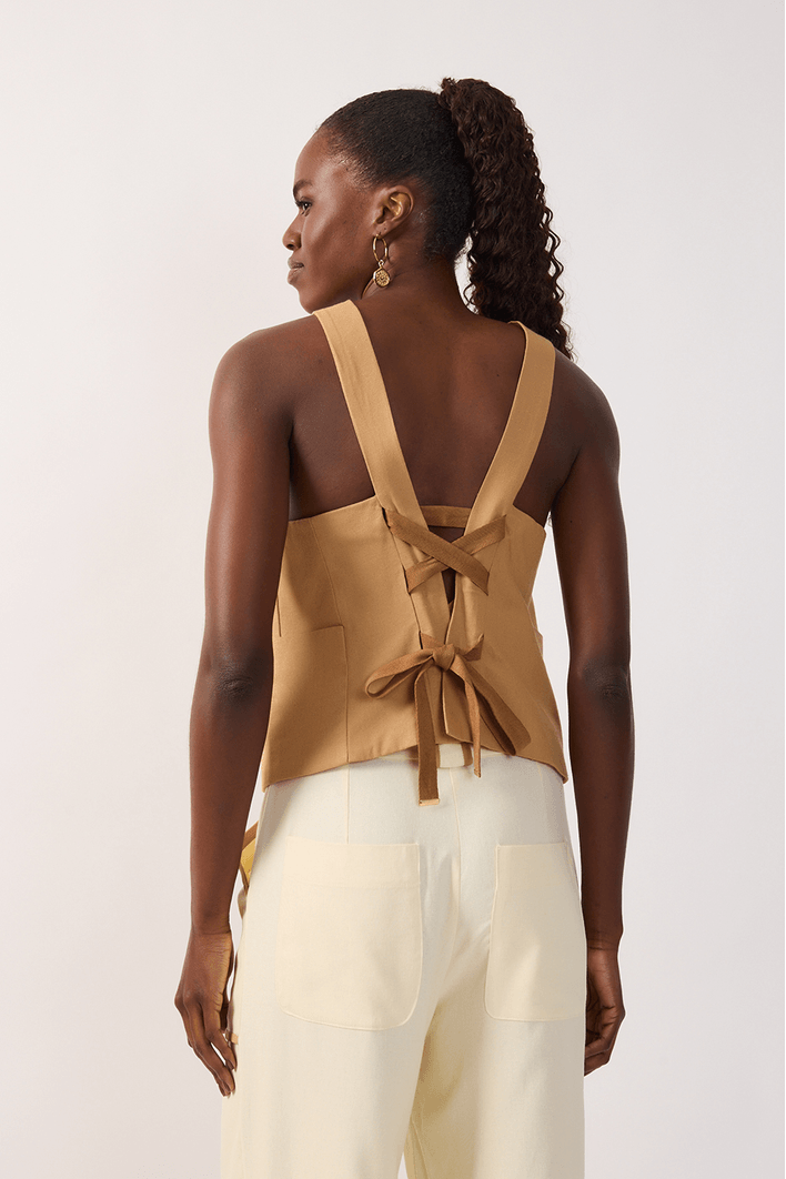 Colete Com Amarração Costas