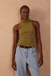 Blusa Canelada Gola Alta
