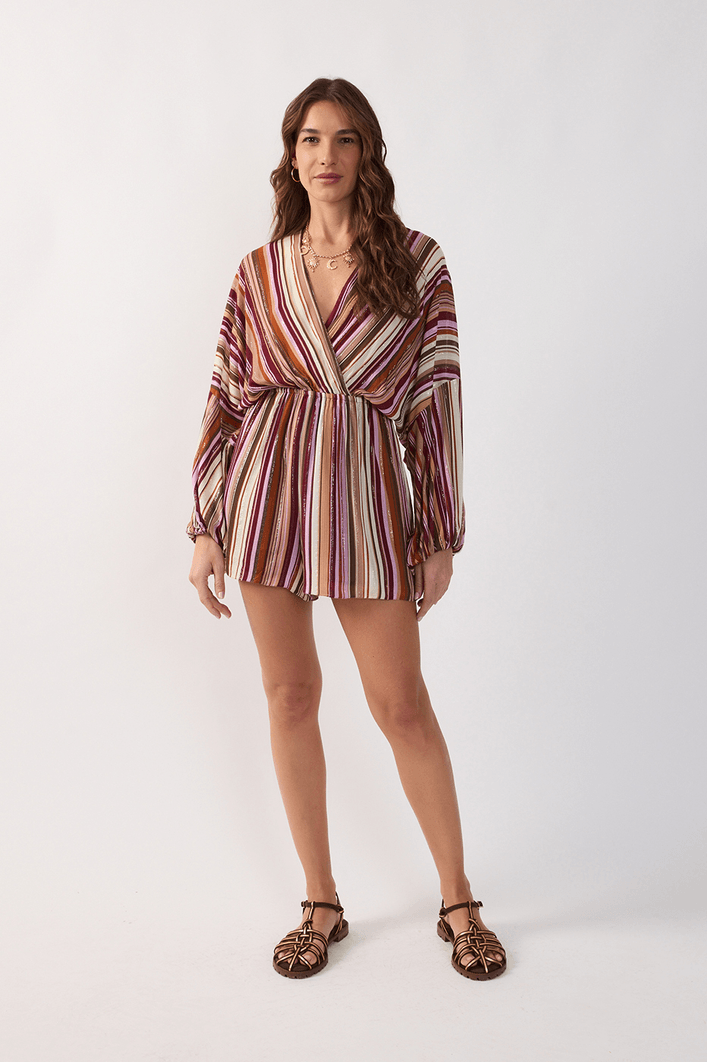 Macaquinho Lurex Est Listra Aurora