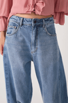 Calça Jeans Barrel Marcada