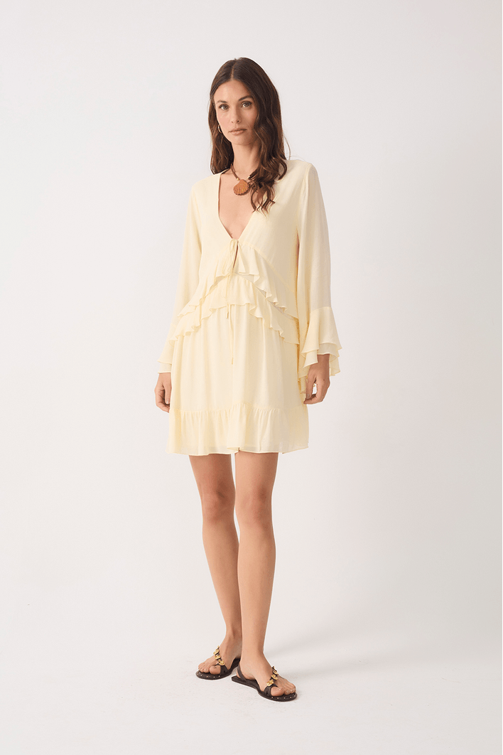 Vestido Curto Ggt Babados