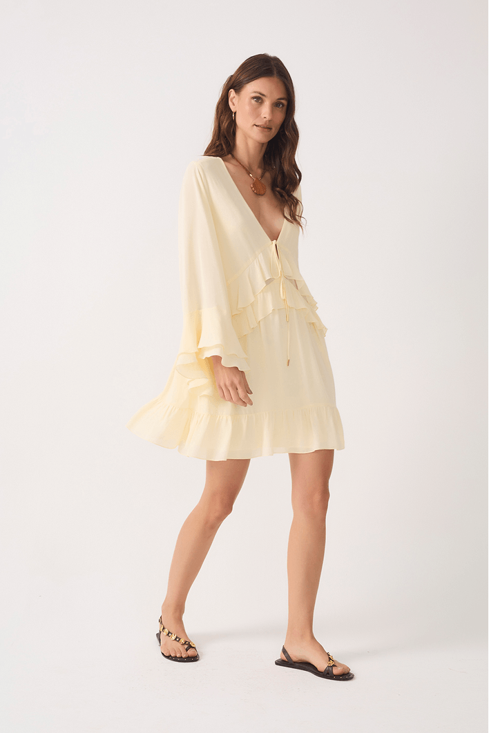 Vestido Curto Ggt Babados