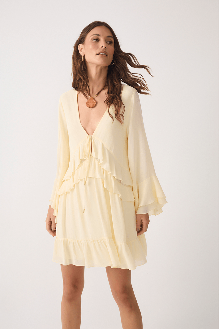 Vestido Curto Ggt Babados