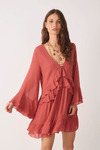 Vestido Curto Ggt Babados