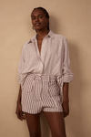 Short Linho Listrado
