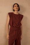 Blusa Moletom Com Prega