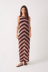 Vestido Tricot Listrado
