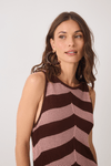 Vestido Tricot Listrado