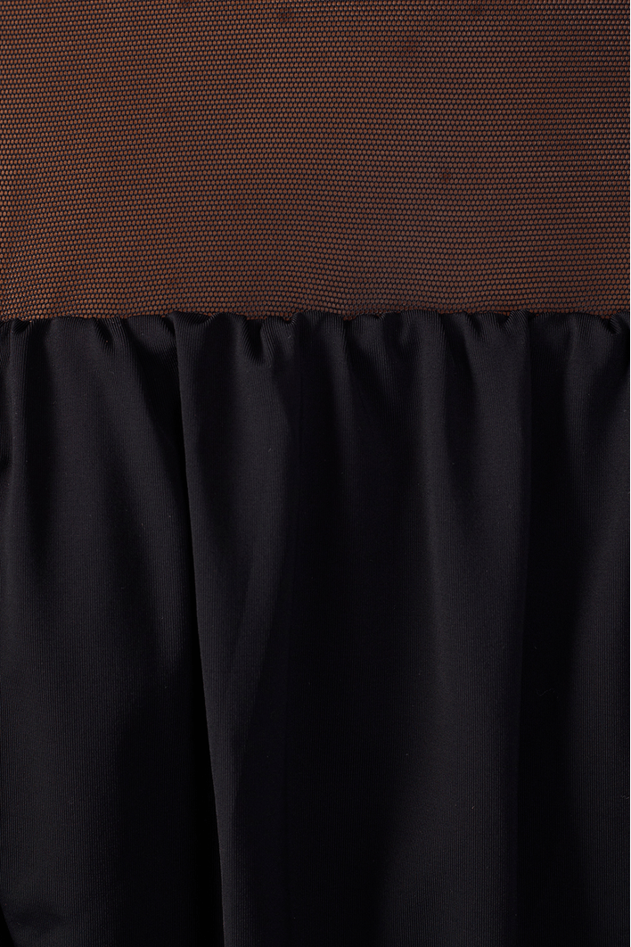 Vestido Curto Jersey Franzido