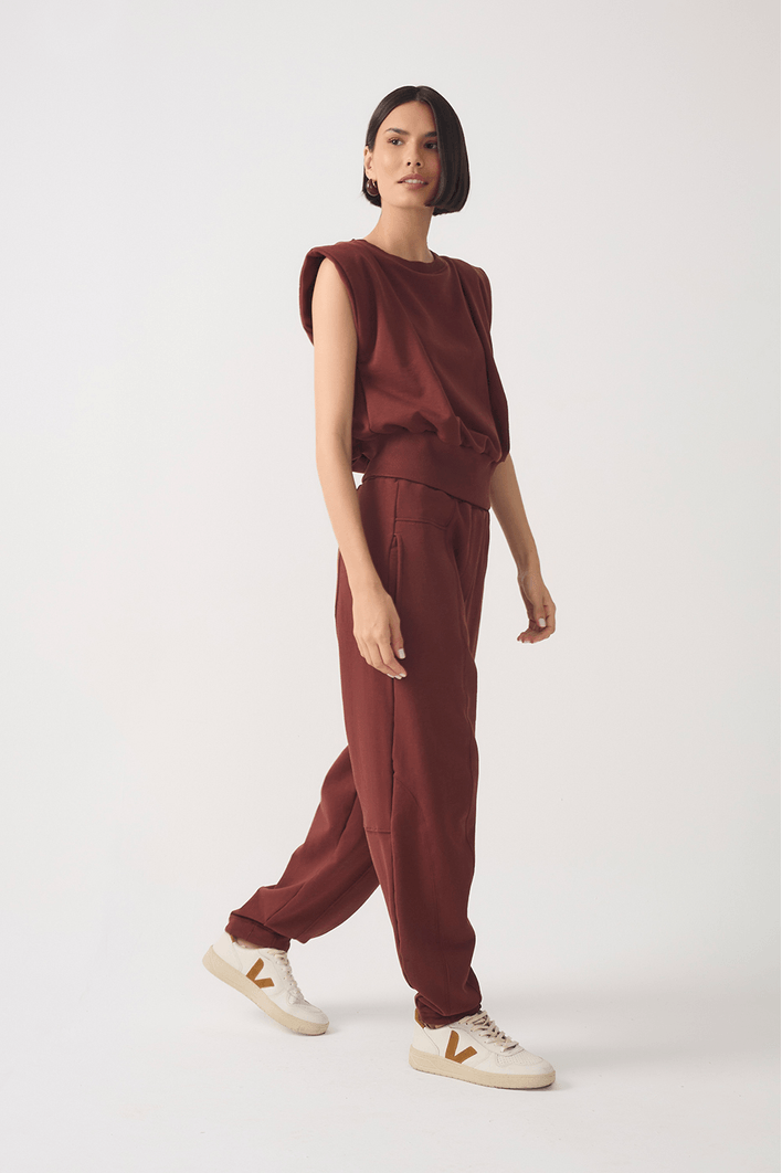 Calça Moletom Barrel