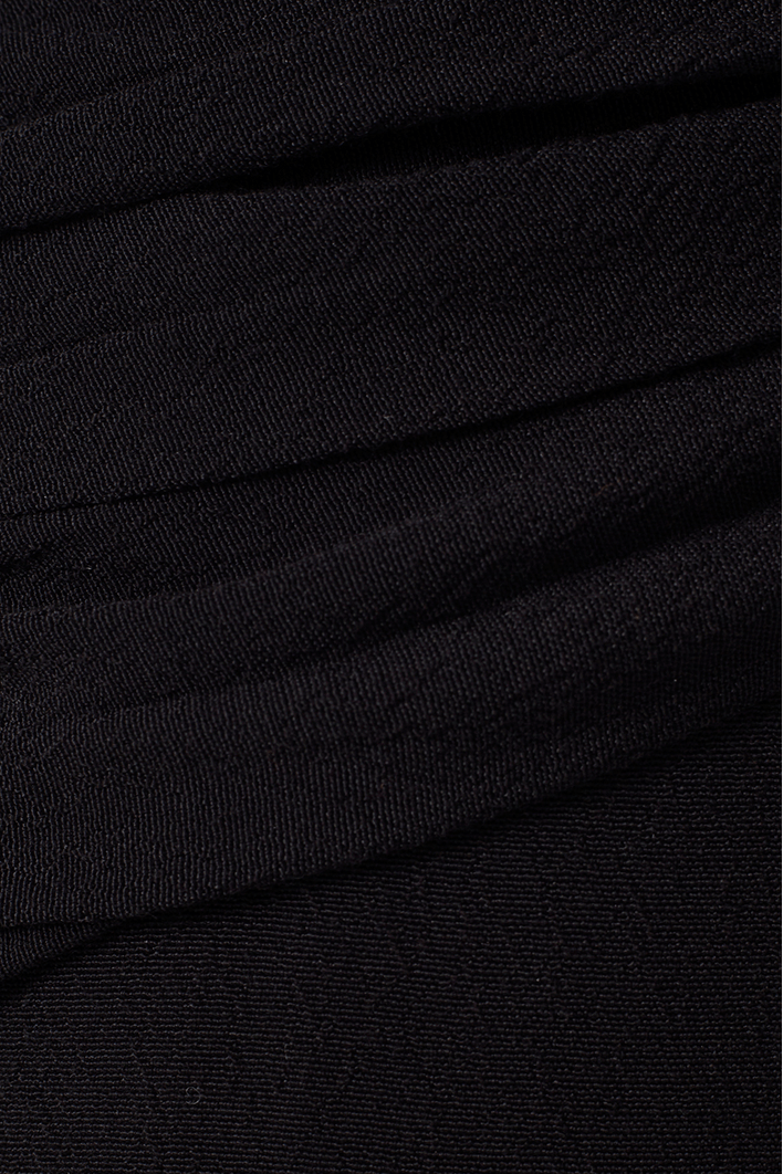 Vestido Longo Crepe Frente Torcida