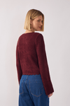 Casaqueto Tricot Jacquard Floral