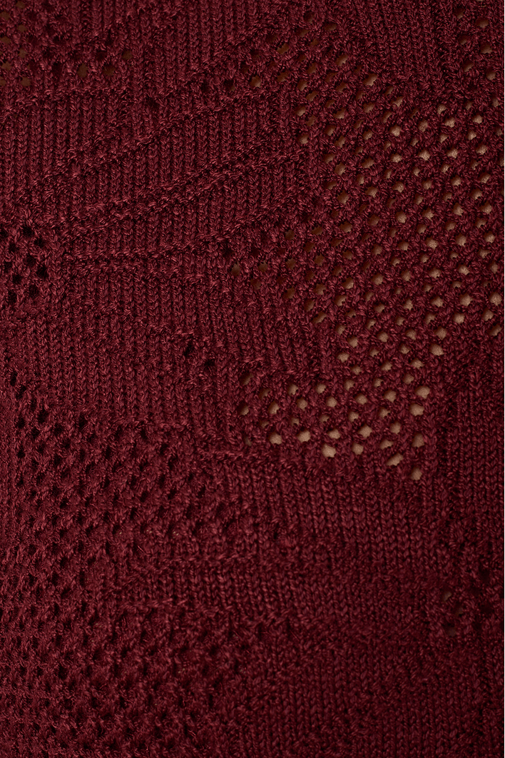 Casaqueto Tricot Jacquard Floral