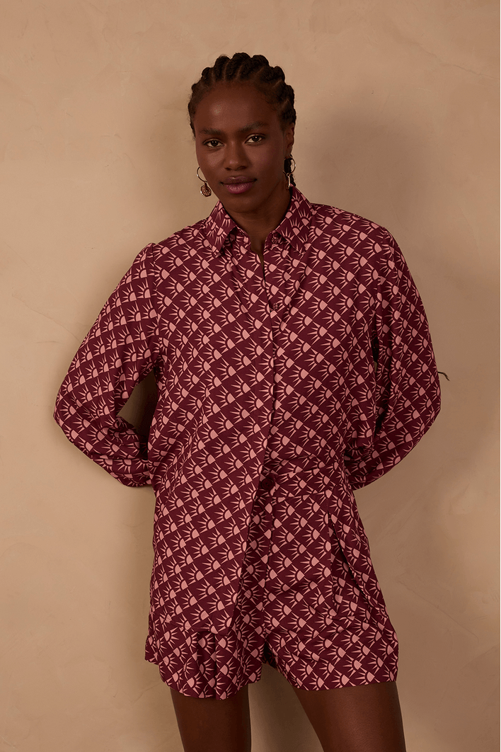 Camisa Estampa Floriluz