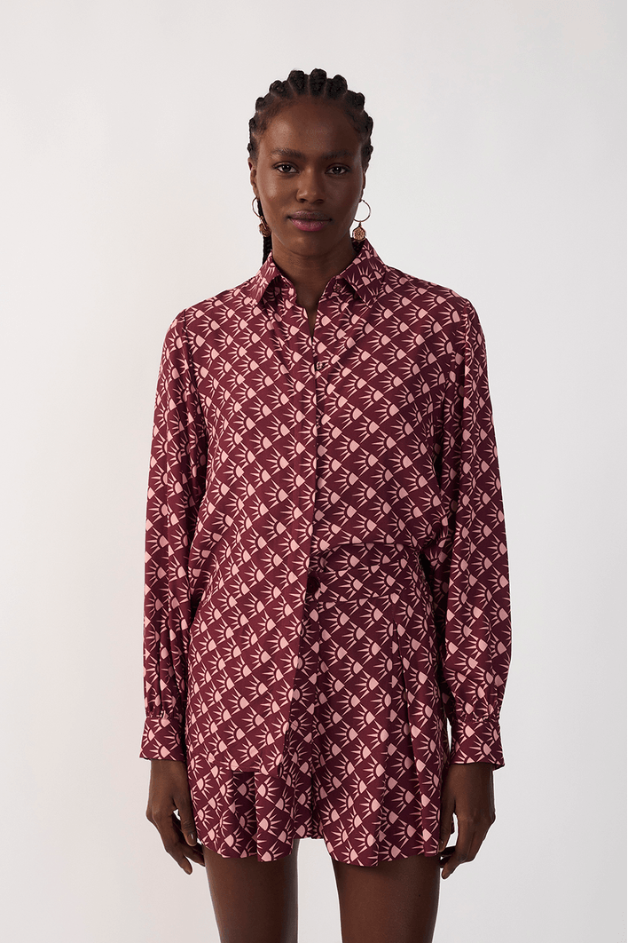 Camisa Estampa Floriluz