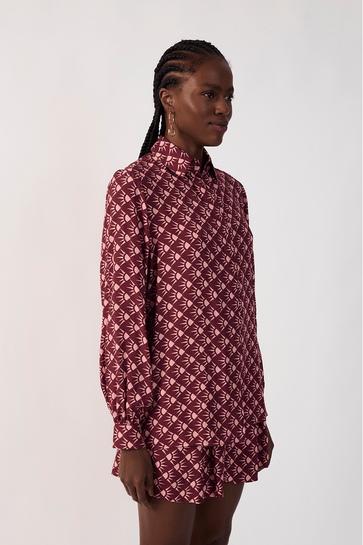 Camisa Estampa Floriluz