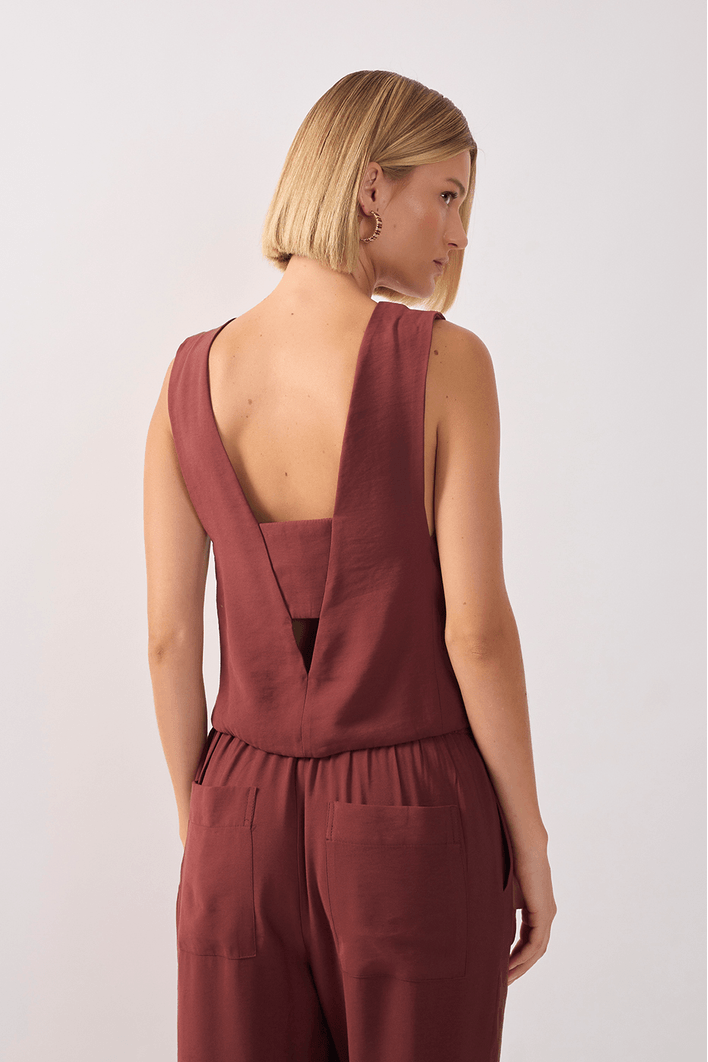 Blusa Quadradinha Top Recortado