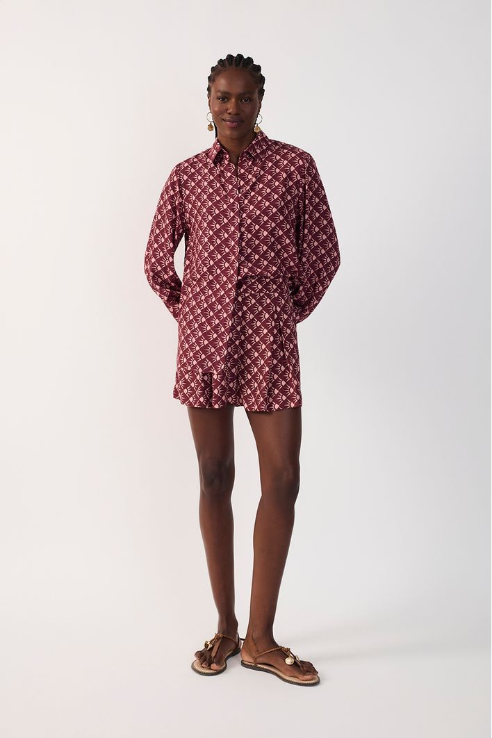 Short Estampa Floriluz