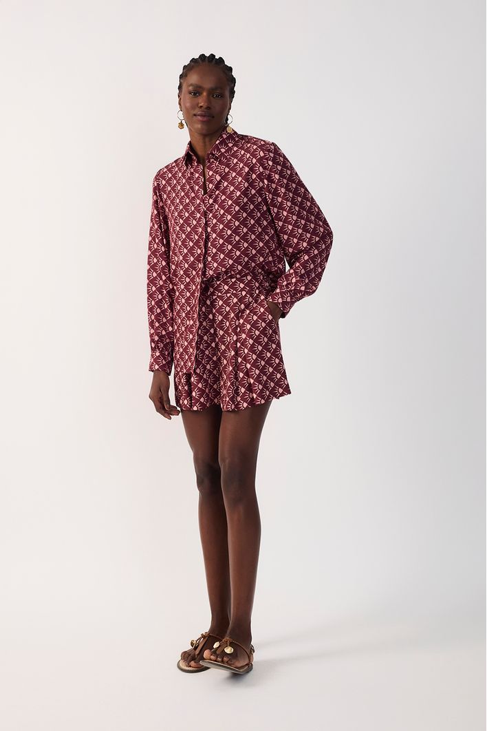 Short Estampa Floriluz