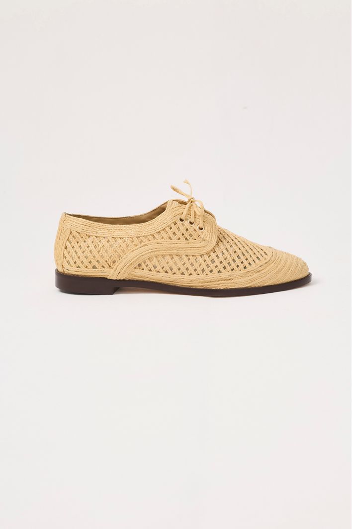 Sapato Oxford de Palha