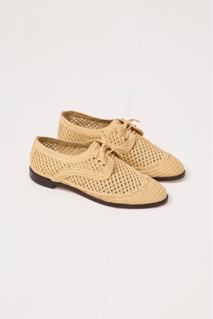 Sapato Oxford de Palha