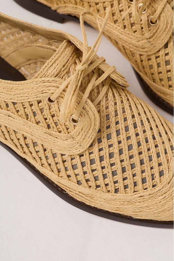 Sapato Oxford de Palha