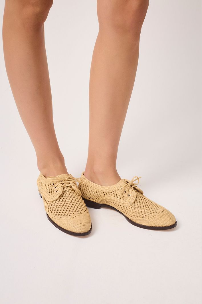 Sapato Oxford de Palha