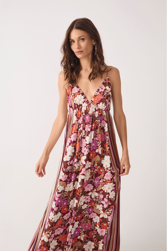 Vestido Longo Lurex Jasmin Solar Mix