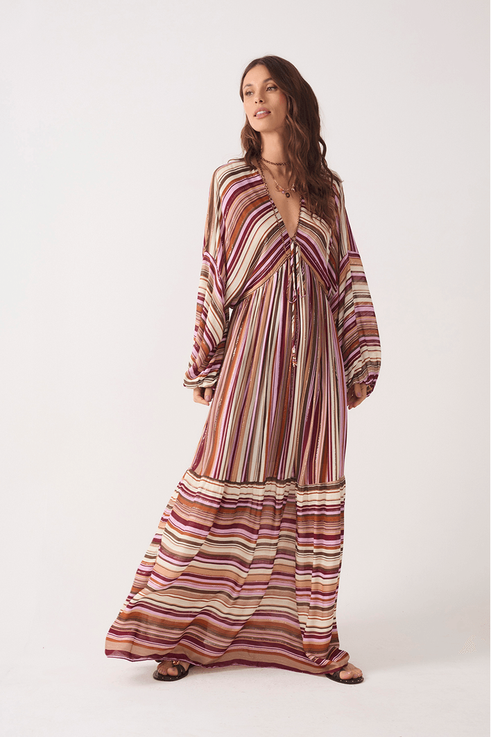 Vestido Cropped Lurex Est Listra Aurora