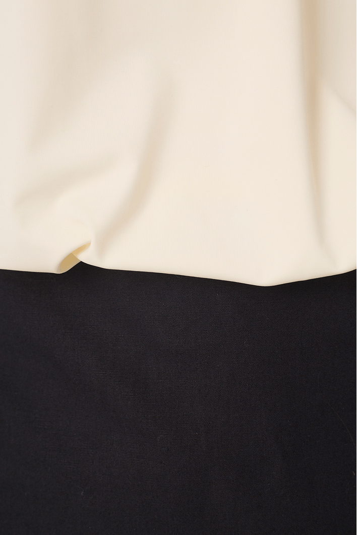 Blusa Malha Com Tecido