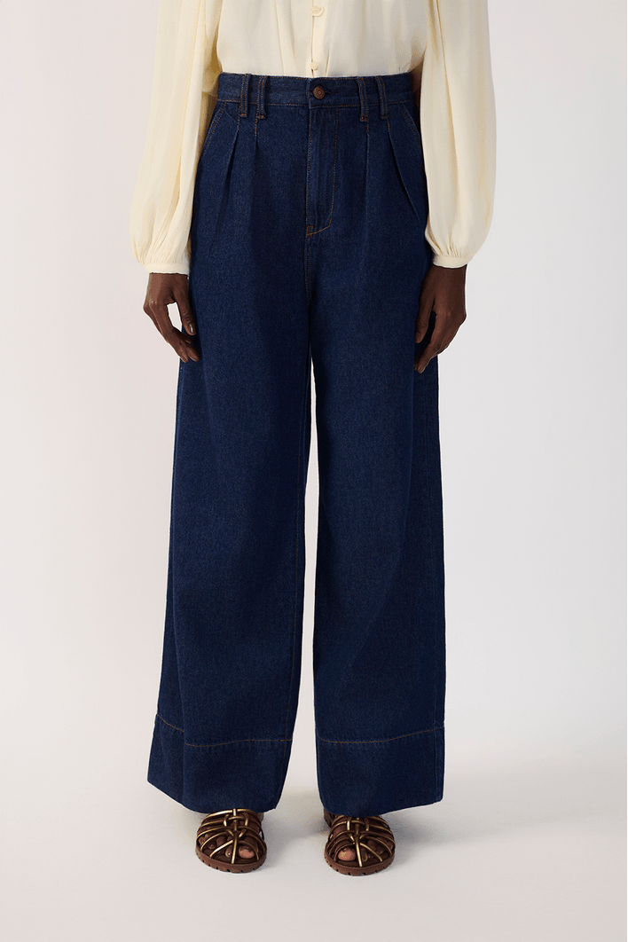 Jardineira Jeans Alças Removíveis