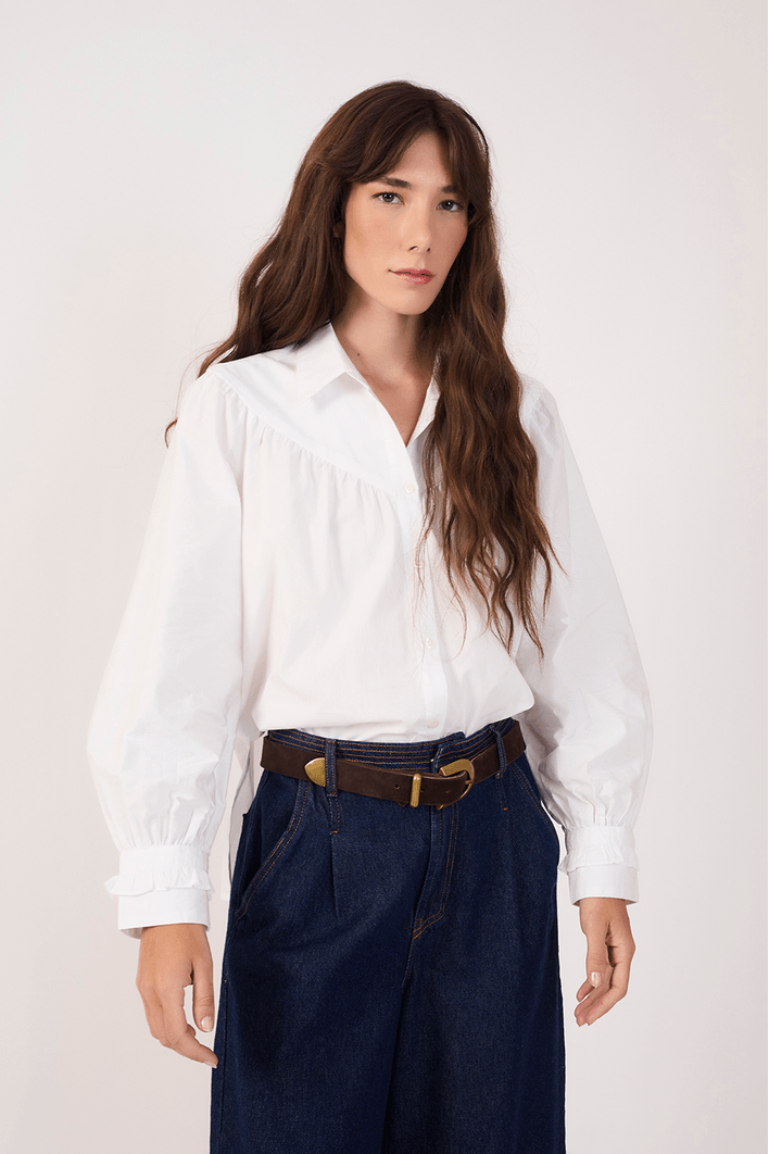 Camisa Algodao Pala Frente