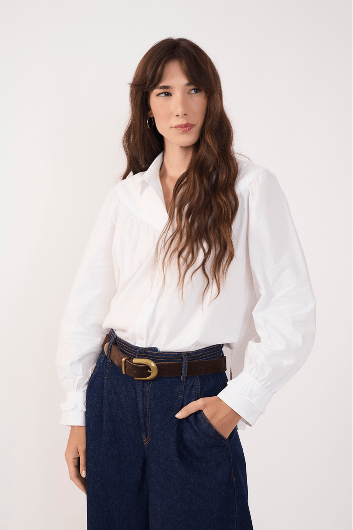 Camisa Algodao Pala Frente