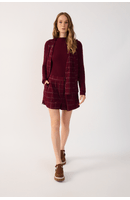 Short Linho Xadrez Lurex
