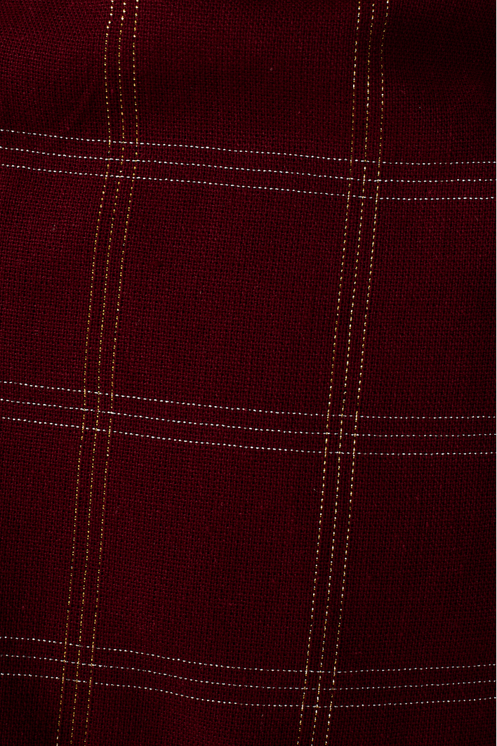 Blusa Linho Xadrez Lurex