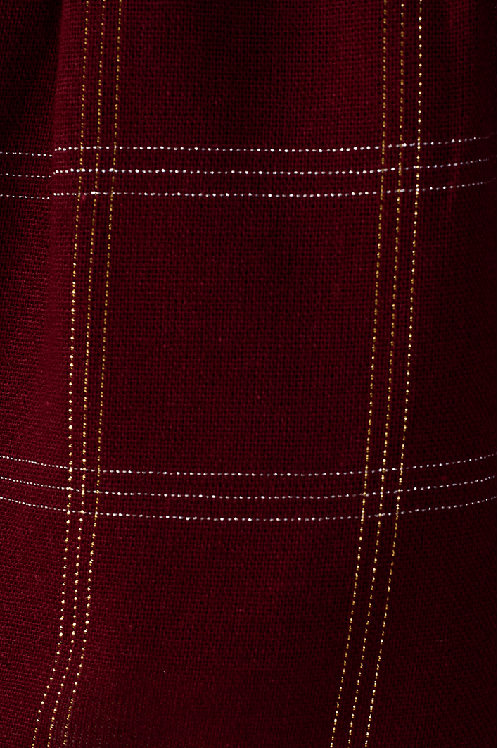 Short Linho Xadrez Lurex