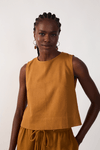 Blusa Linho Quadradinha