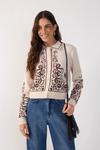 Casaco Tricot Lenço