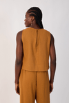 Blusa Linho Quadradinha