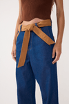 Calça Jeans Bicolor Vintage