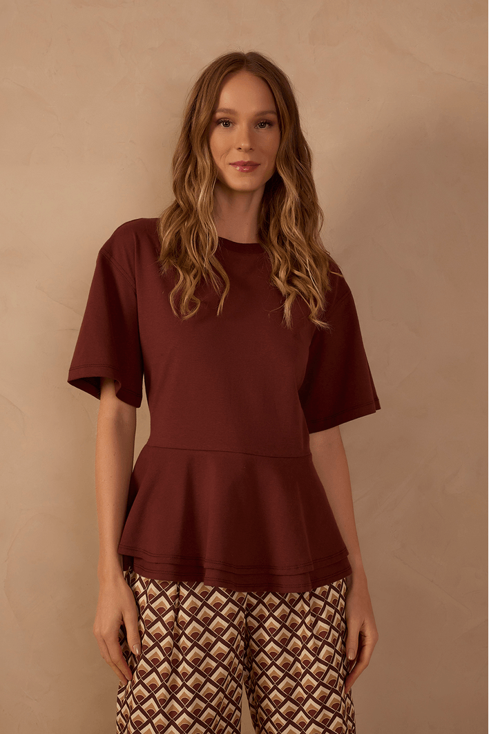 T-shirt Peplum