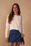 Blusa Tricot Básica Manga Longa