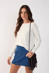 Blusa Tricot Básica Manga Longa