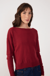 Blusa Tricot Básica Manga Longa