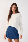 Blusa Tricot Básica Manga Longa